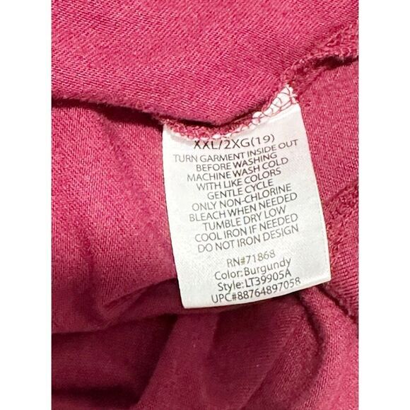 Disney Pixar‎ Junior's Toy Story 4 Cowboy Woody T-Shirt Burgundy Red XXL - Picture 8 of 11